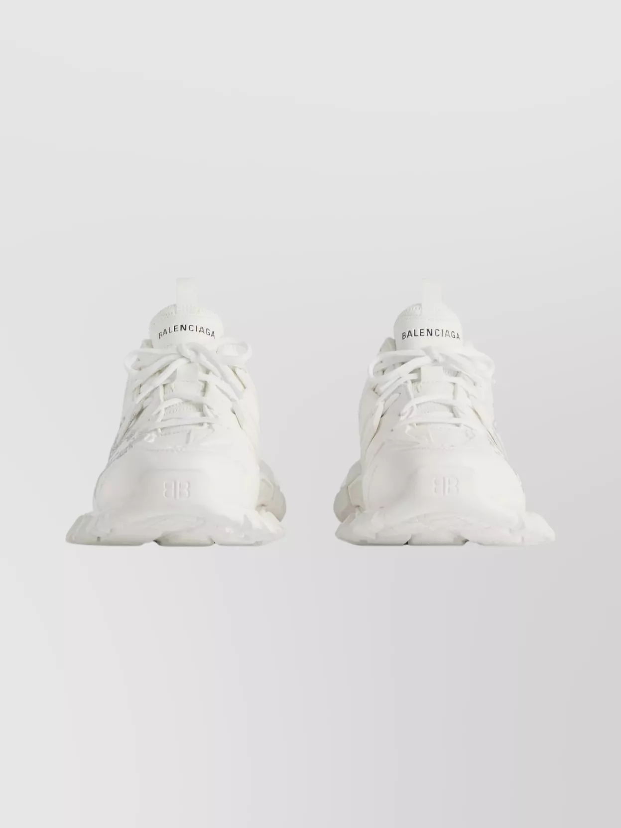 Balenciaga Chunky Sole Sneakers Mesh Panels