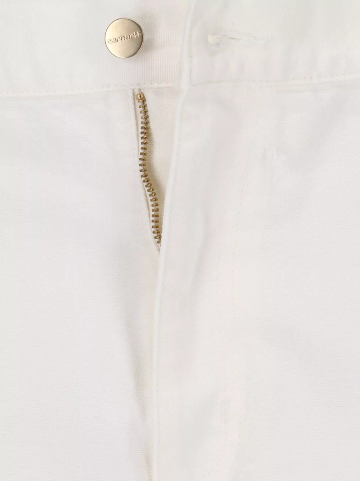Carhartt Straight Leg Trousers Pockets Loops In White