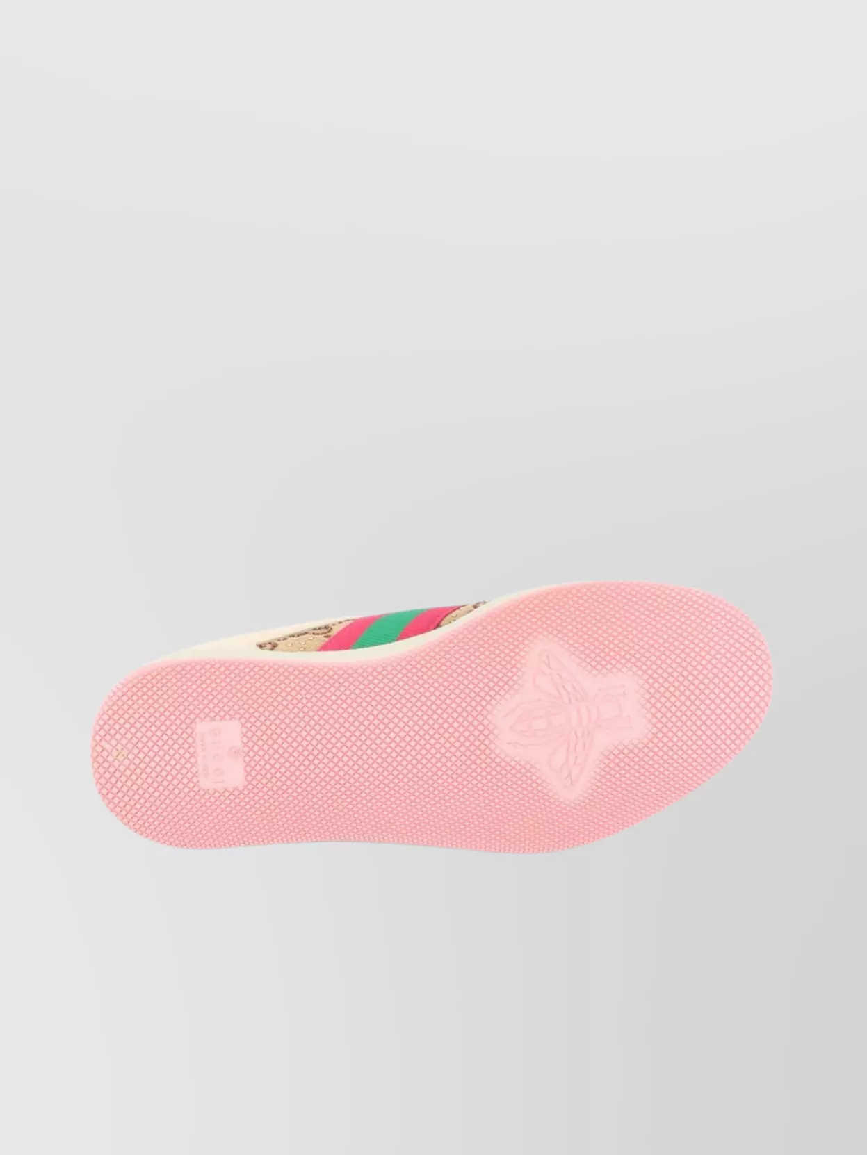 Gucci Gg Supreme Fabric Sneakers With Web Motif
