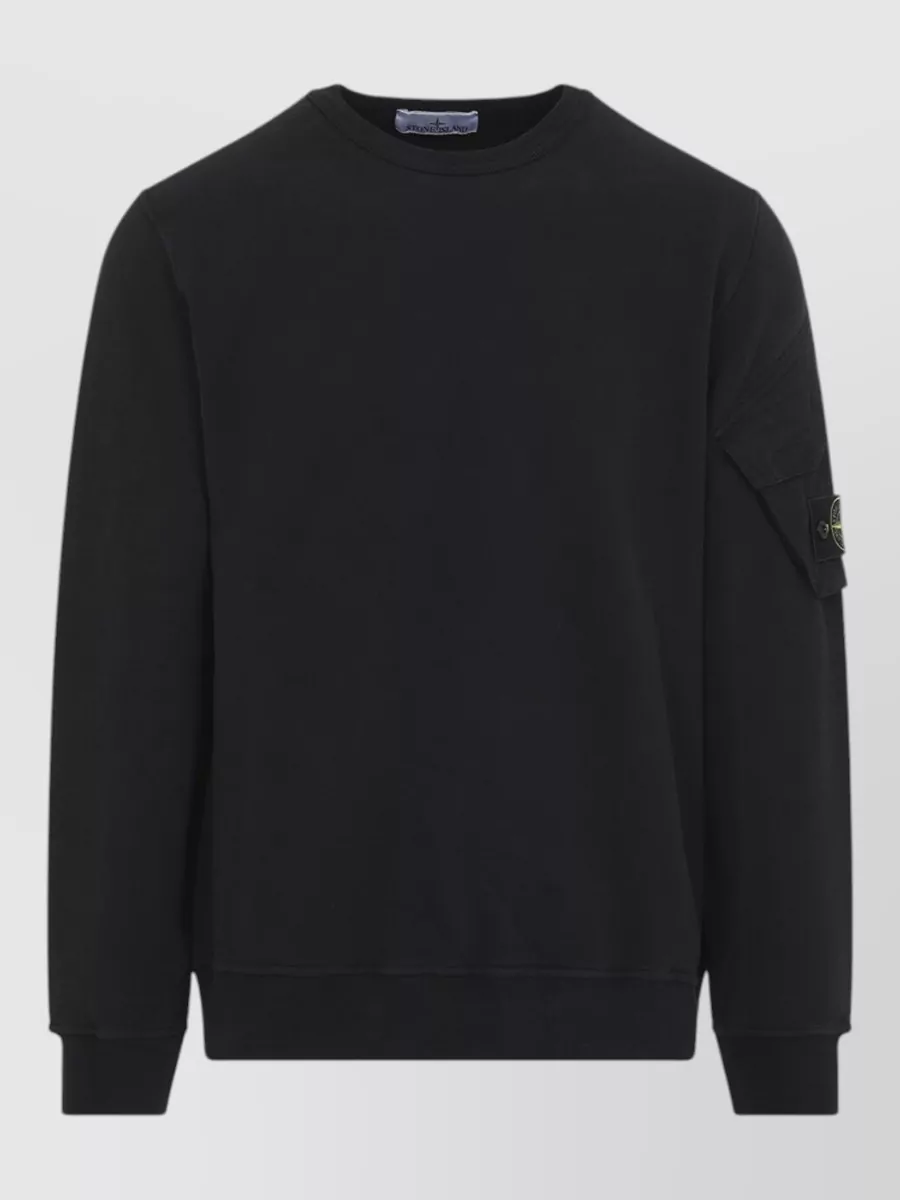 Stone Island cotton crew neck sweatshirt