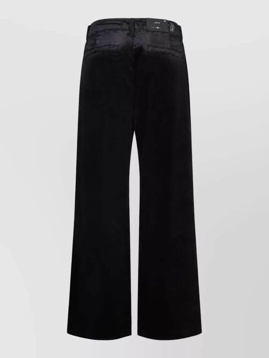 7 For All Mankind Velvet High-Rise Wide-Leg Jeans