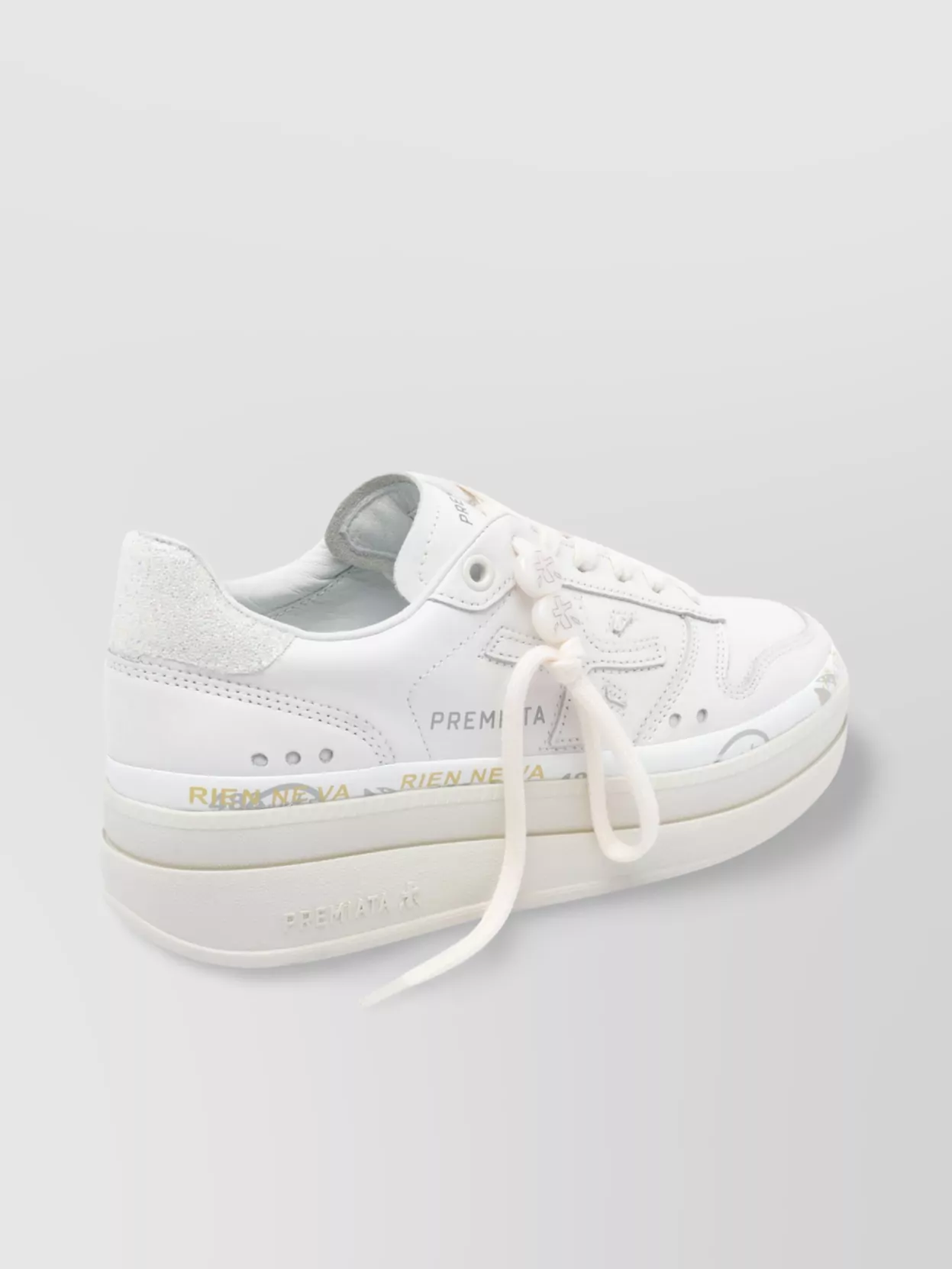 Premiata Low Top Sneakers Glitter Detail