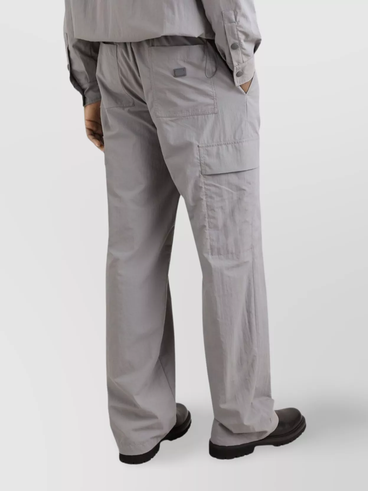 Dolce&Gabbana Straight Leg Trousers With Cargo Pockets