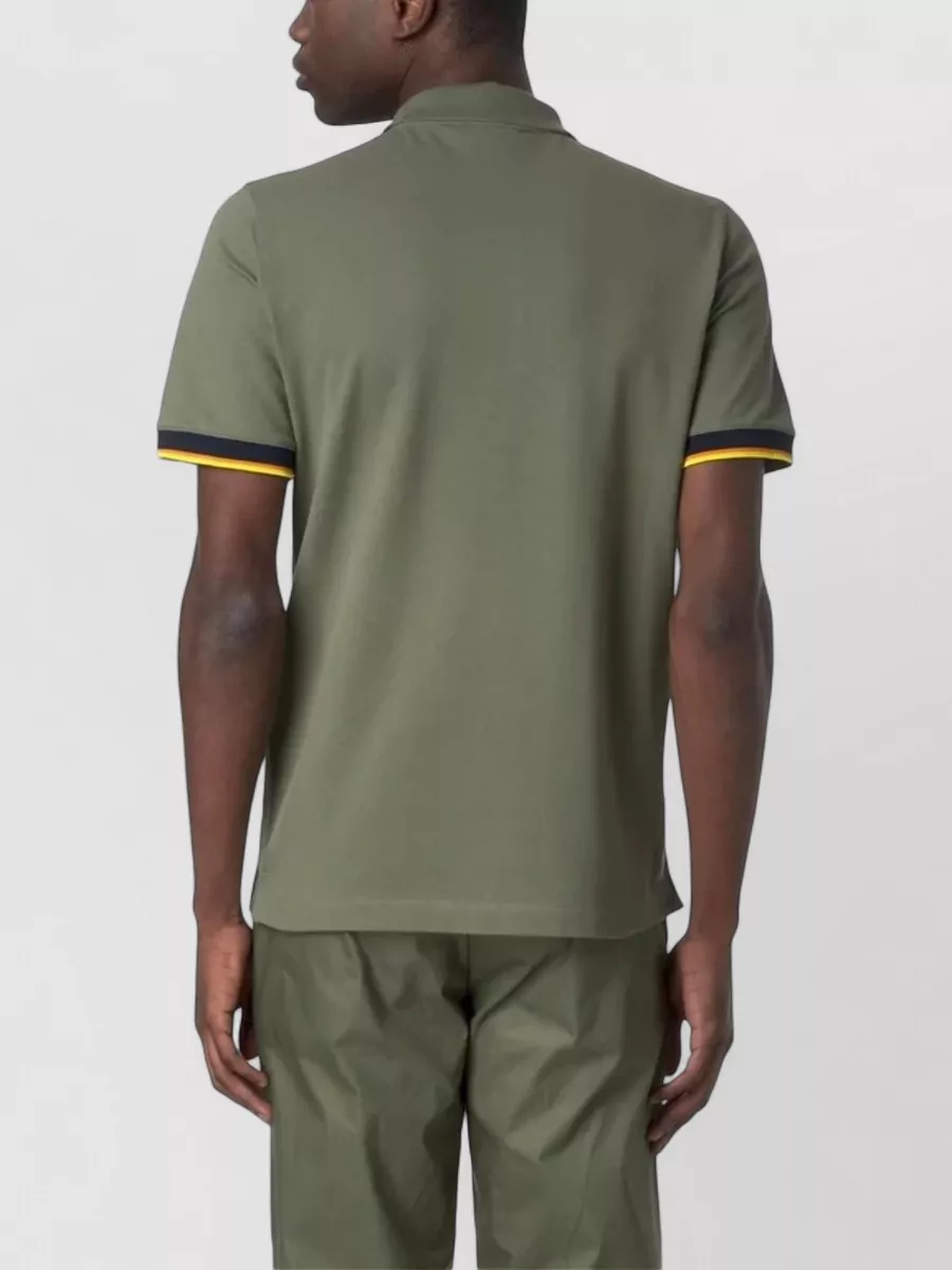 K-Way Cotton Short-Sleeve Polo Shirt