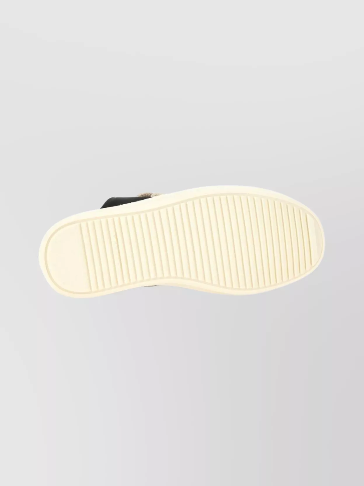 Rick Owens Drkshdw Round Toe Low-top Sneakers With Rubber Sole