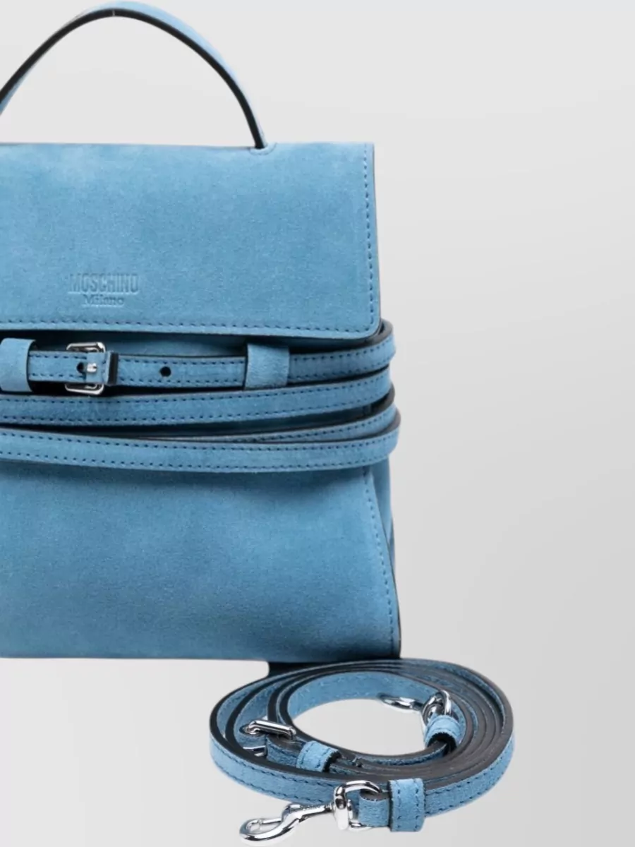 Moschino Suede Leather Mini Bag
