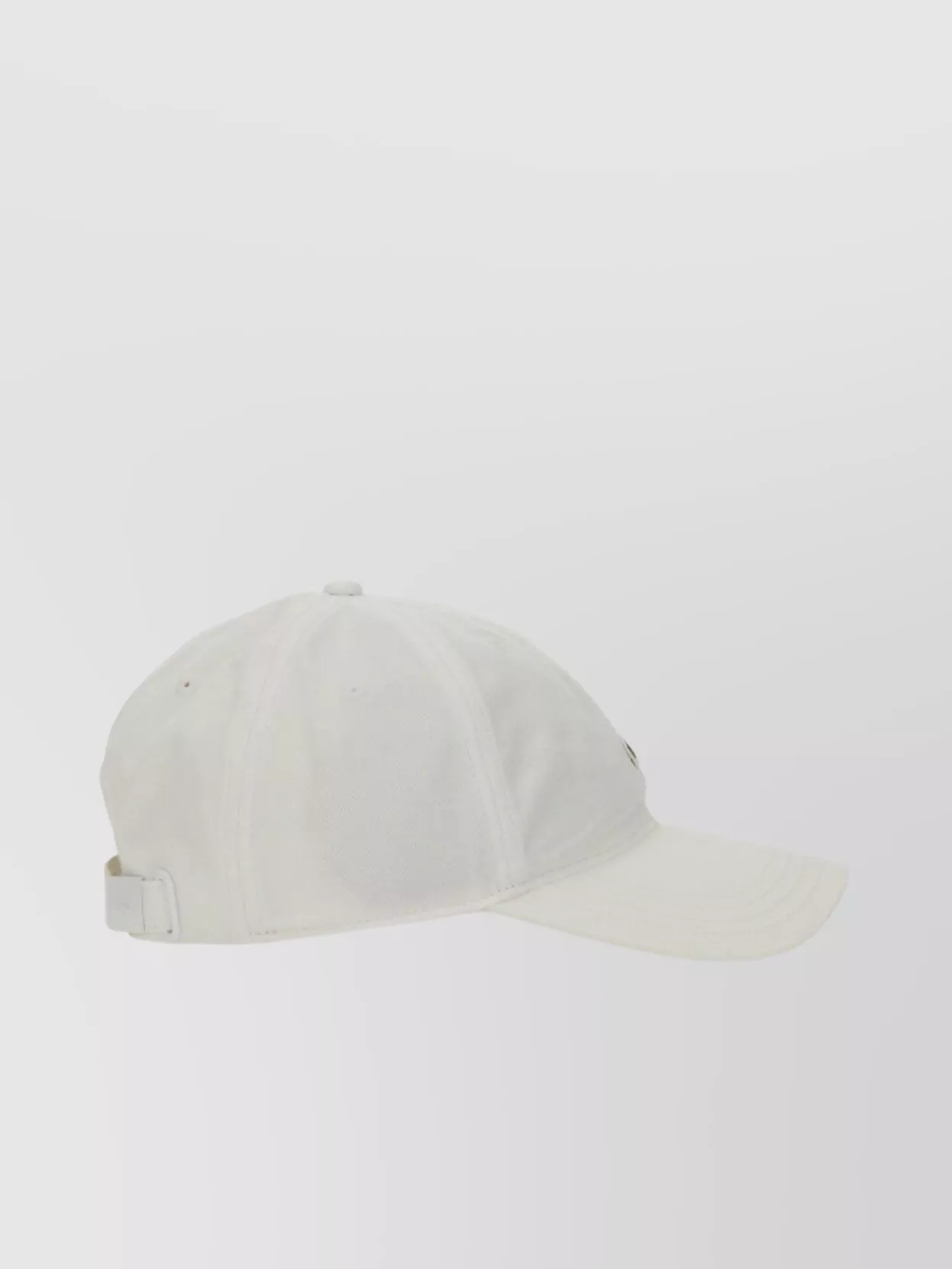 Lacoste Logo Embroidered Baseball Cap In White