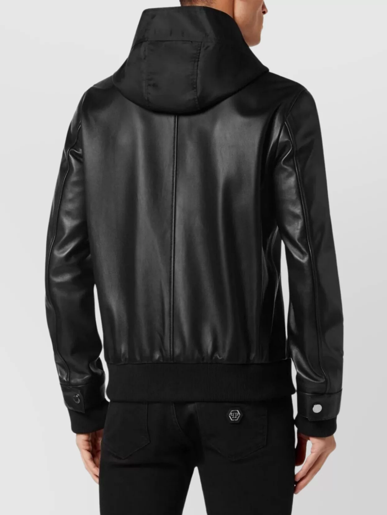 Philipp Plein Hooded Bomber Jacket Side Pockets