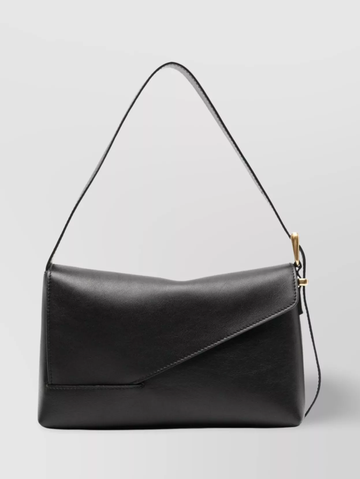 Shop Wandler Versatile Rectangular Shoulder Bag With Adjustable Strap In Black