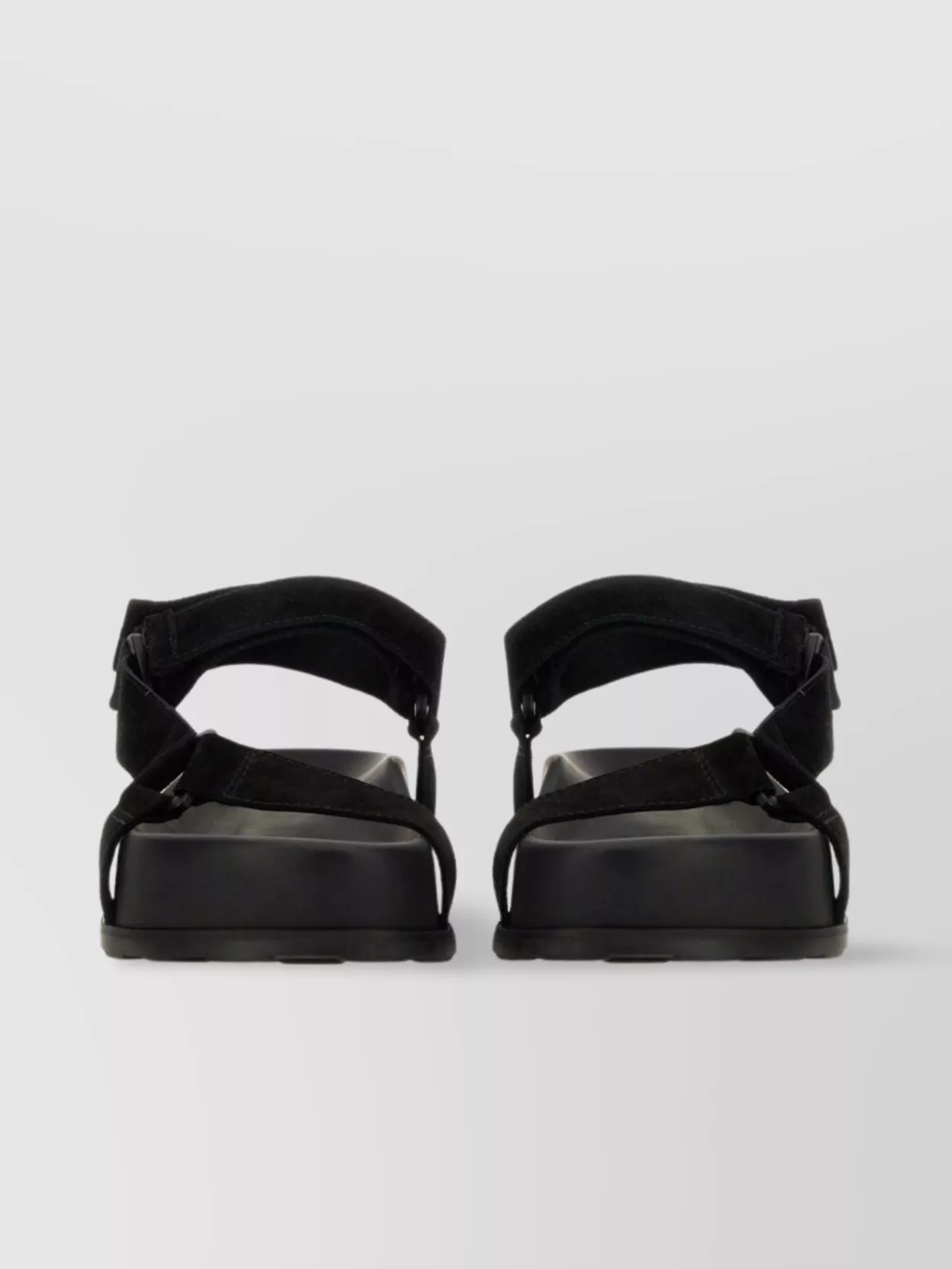 Moschino Logo Open Toe Platform Sandals