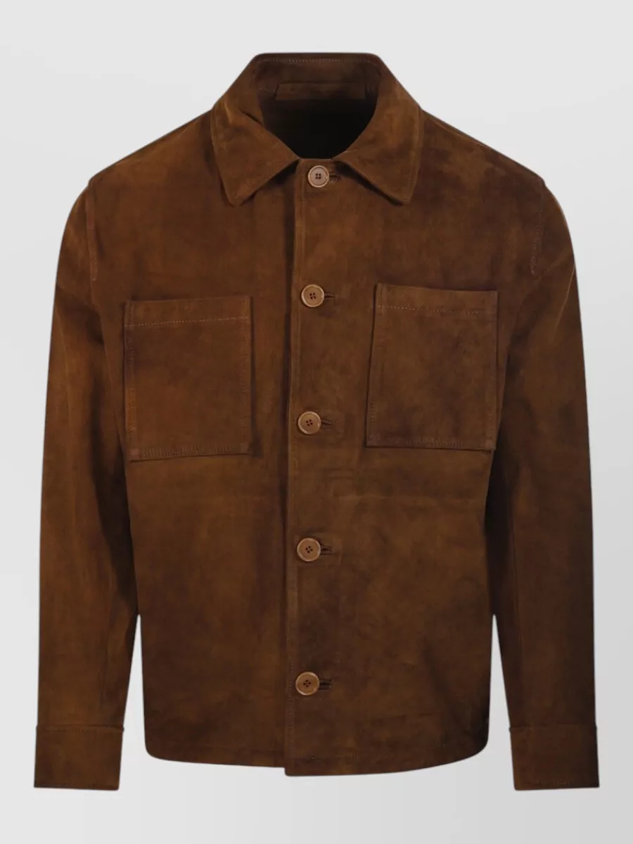 Salvatore Santoro Shearling leather coat
