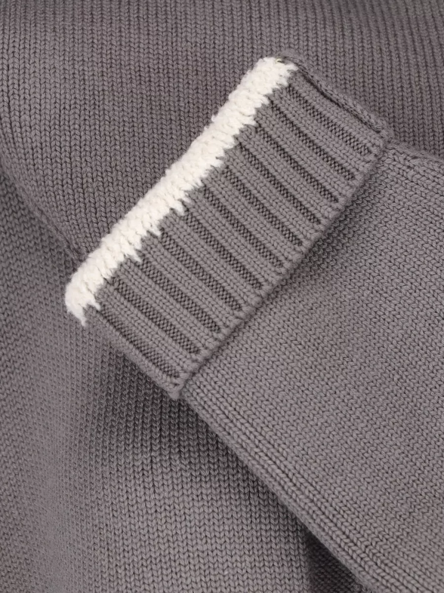 Rick Owens Ribbed-Hem Hooded Wool Cardigan