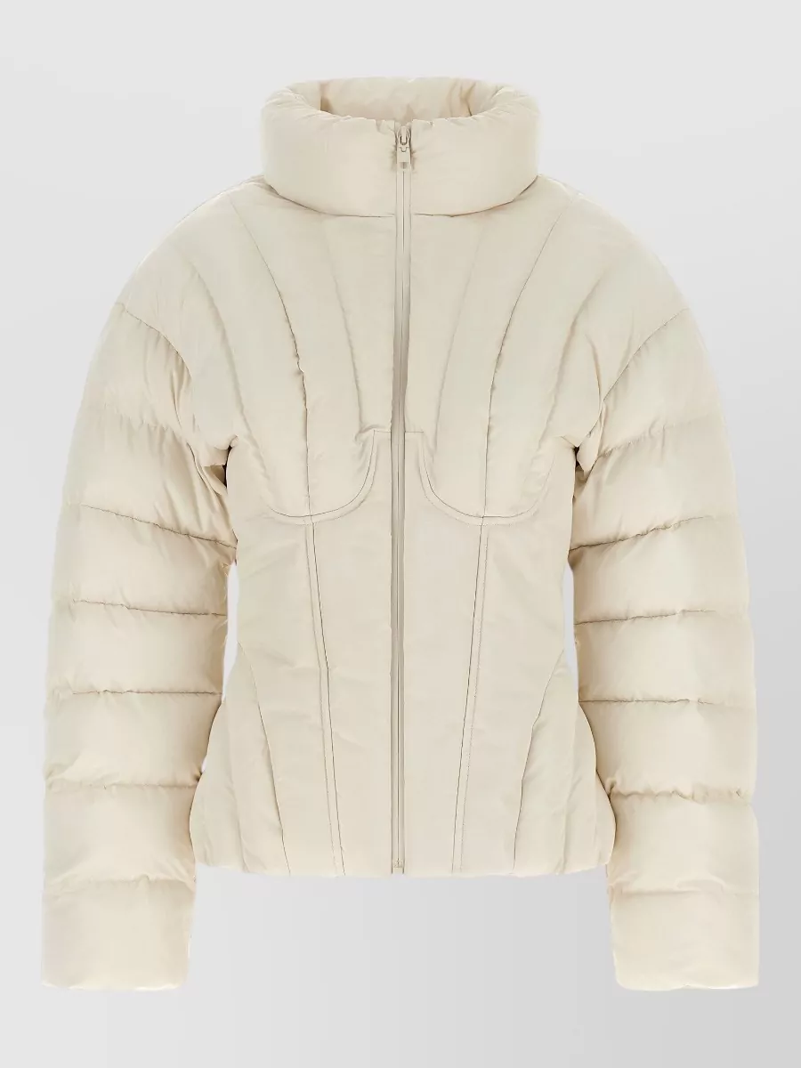 Elisabetta Franchi quilted down parka coat