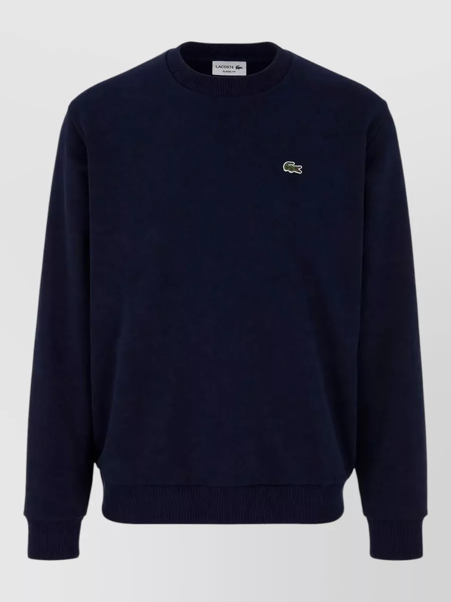 Lacoste Ribbed Crewneck Sweatshirt