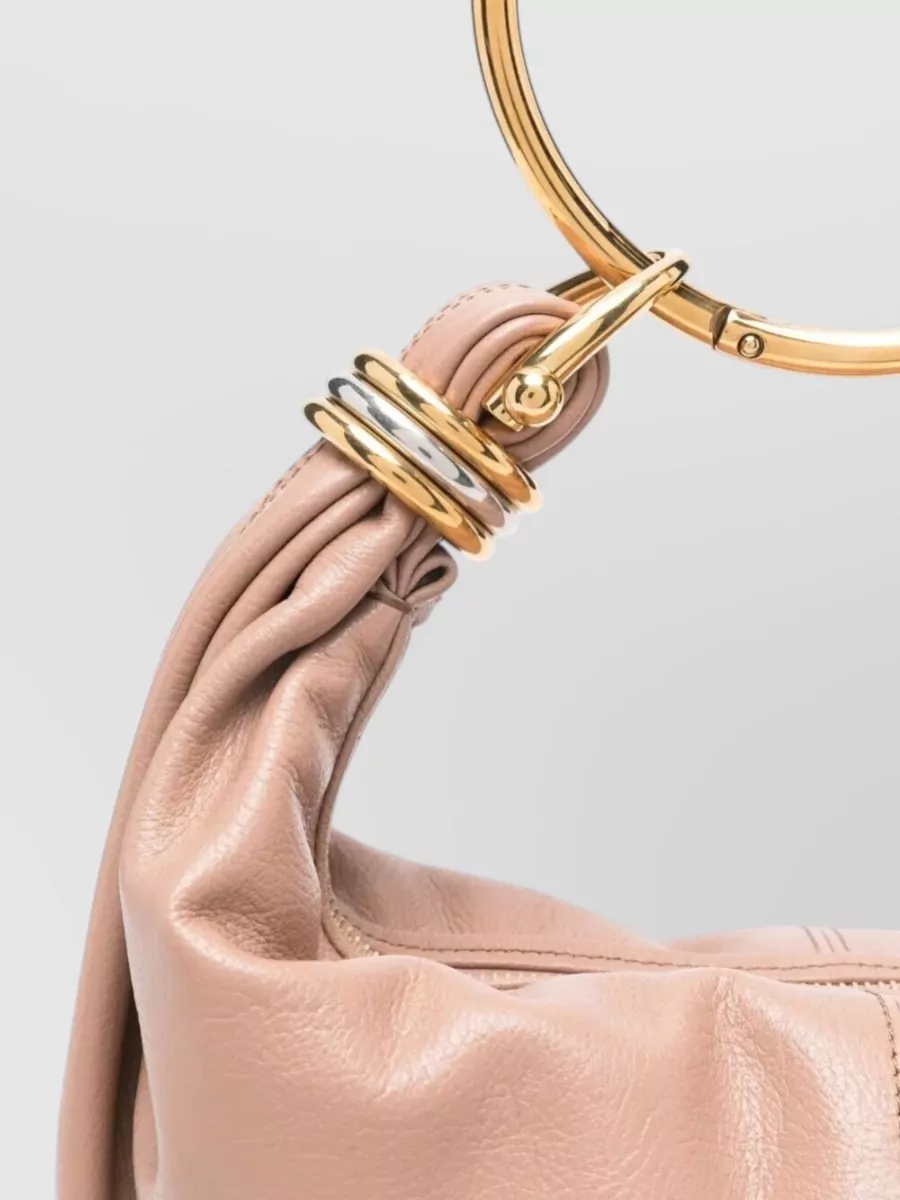 Chloé Bracelet Bag Leather Clutch Bag