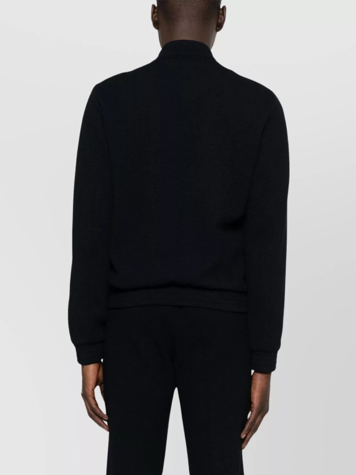 Emporio Armani Wool Blend Blouson Jacket