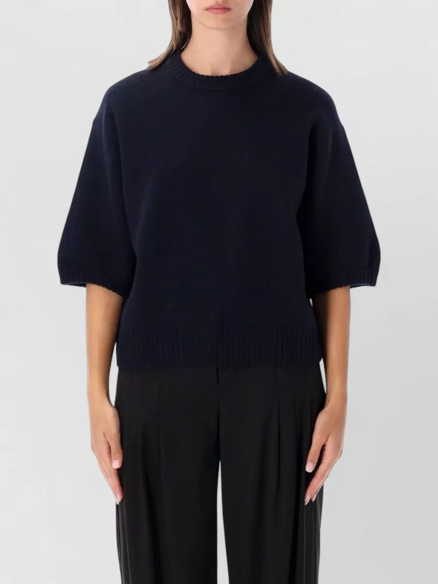 Soeur Merino Wool Knit Sweatshirt