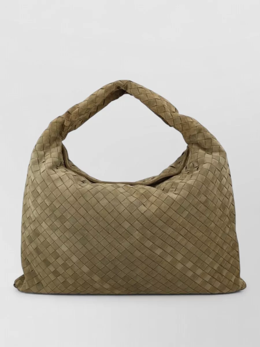 Bottega Veneta hop large leather tote bag