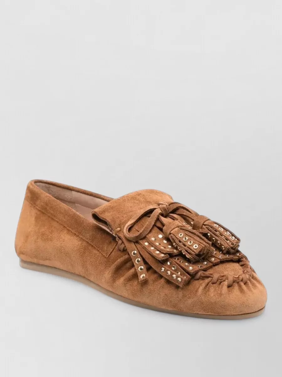 Stuart Weitzman leather mules