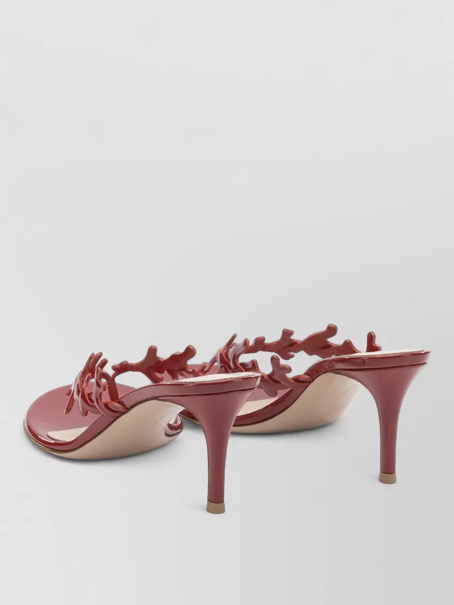 Gianvito Rossi Ocean Thong Sandals 70 Mm Thin Sole In Brown