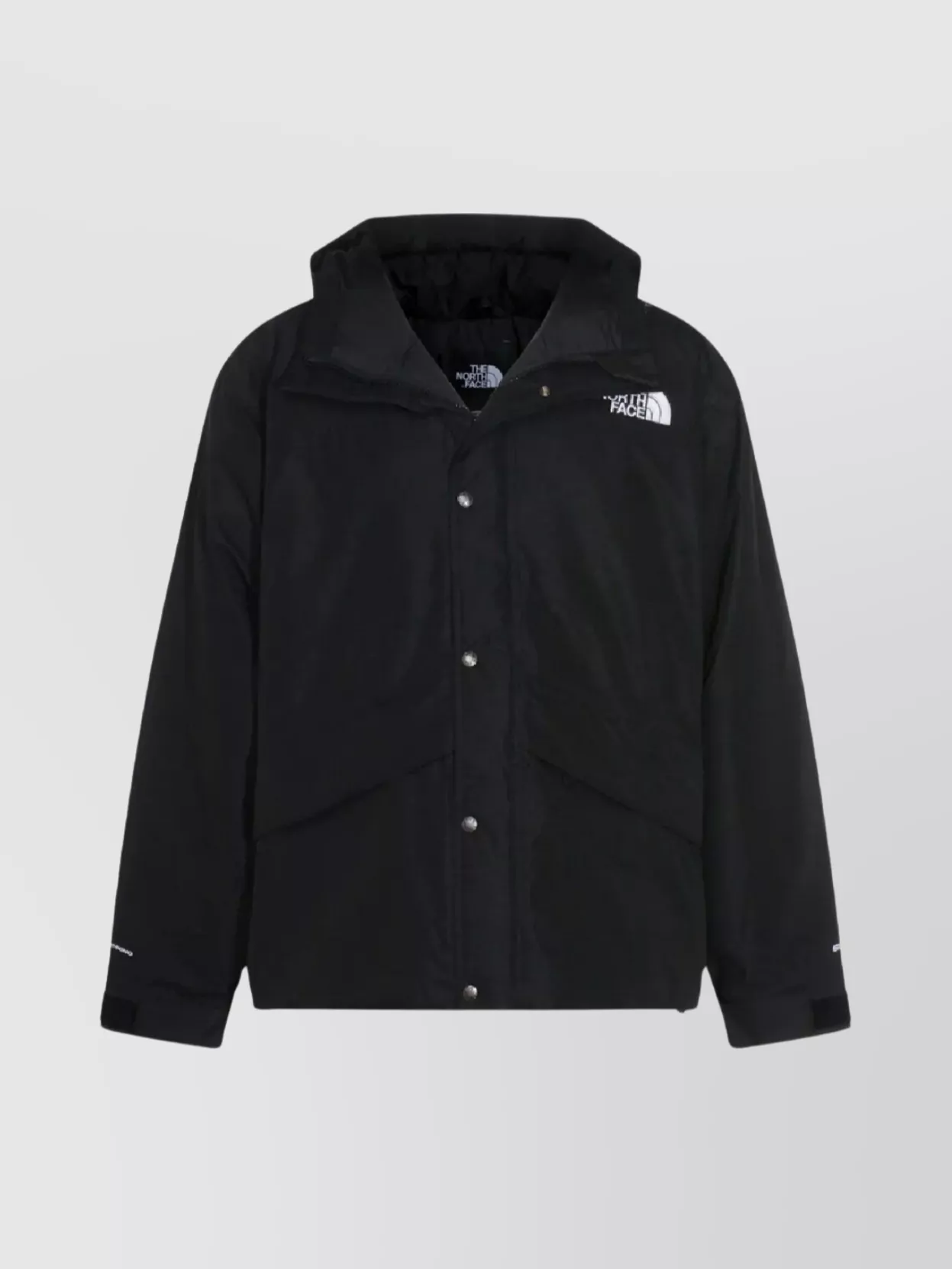 The North Face Insulated Hooded Jackets Featuring Adjustable Cuffs In Black