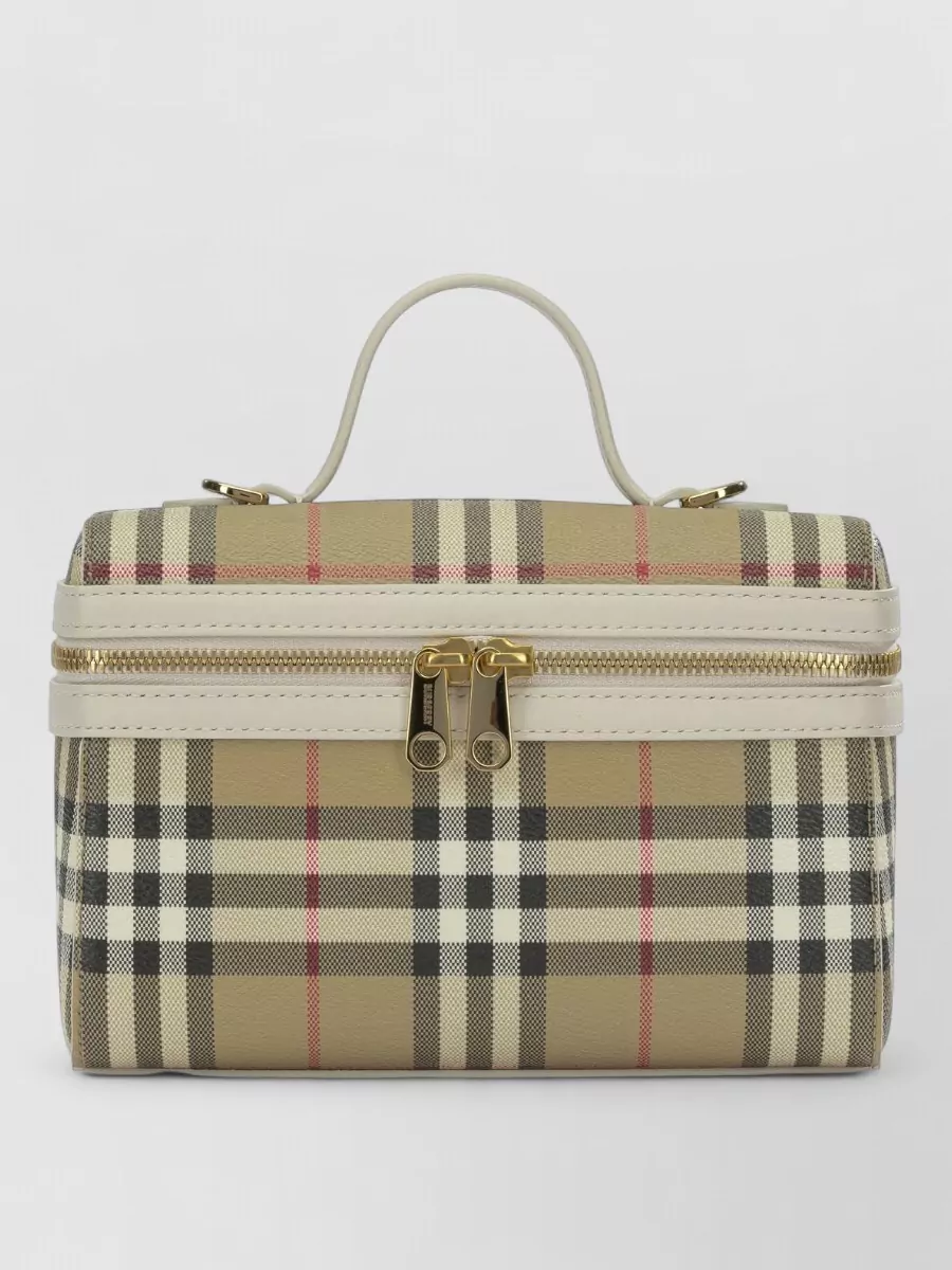 Burberry Check Vanity Small Crossbody Bag Satchel