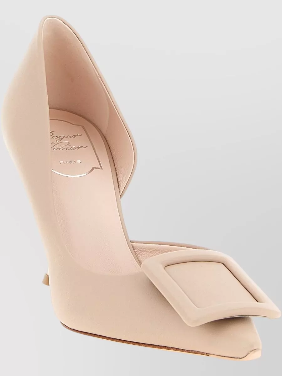 Roger Vivier Leather Viv In The City Pumps