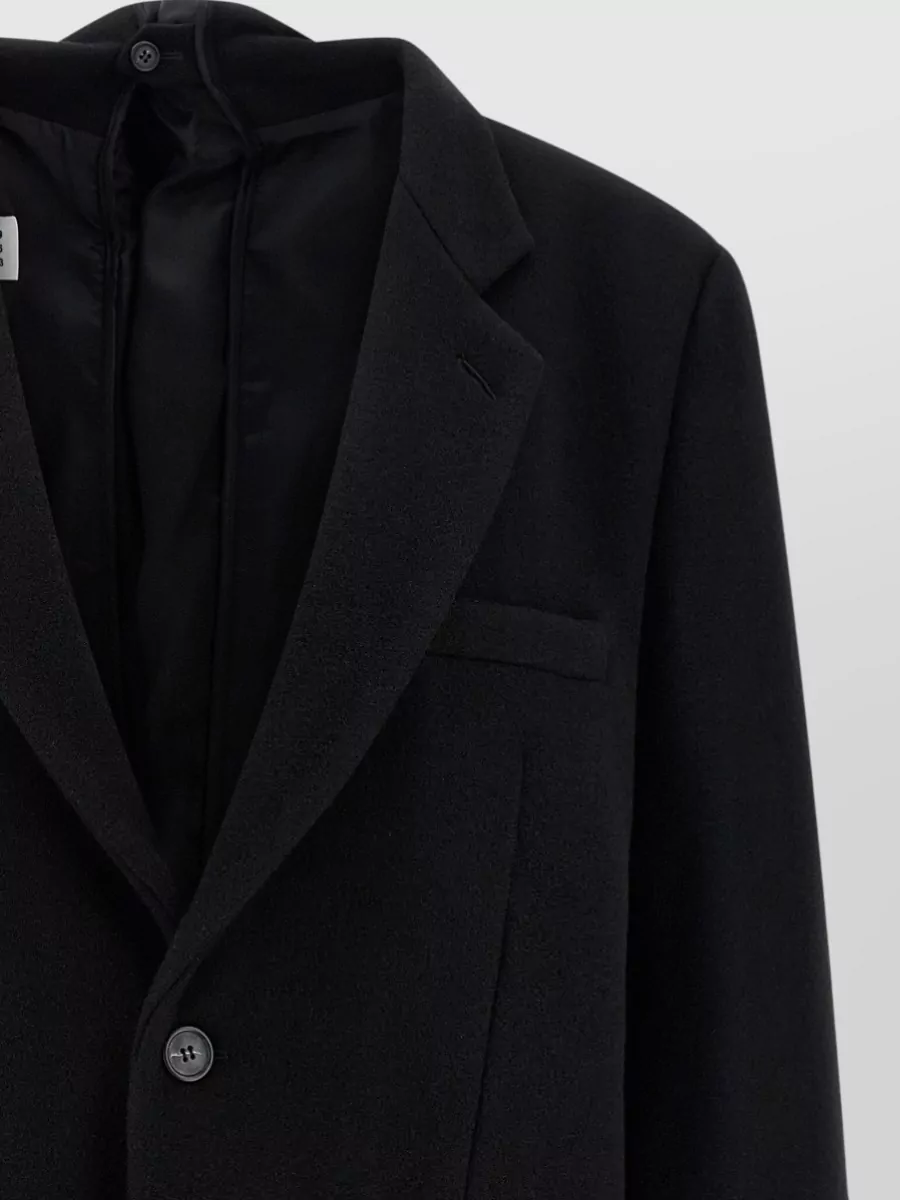 Mm6 Maison Margiela Virgin Wool Single-Breasted Blazer