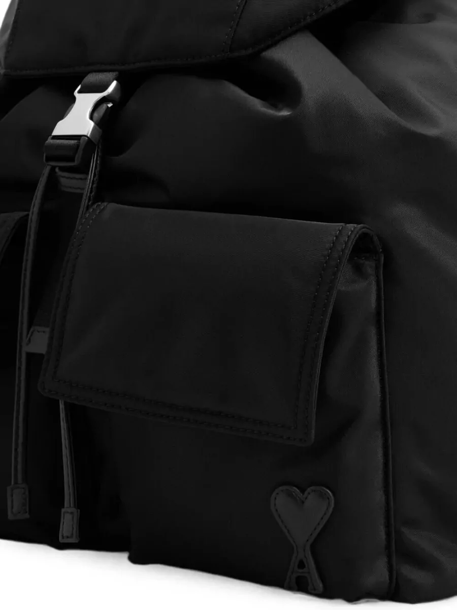 Ami Paris Nylon Backpack