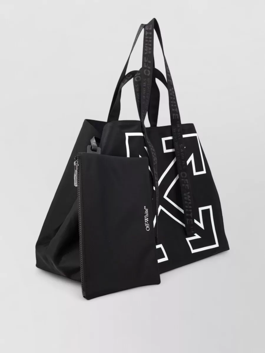 Off-White Nylon Heritage Day Off Tote Bag