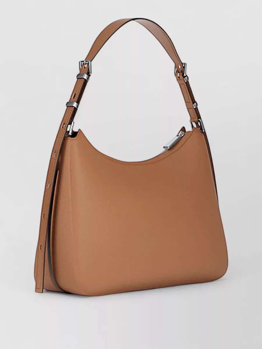 Michael Kors Shoulder Bag Textured Finish Adjustable Strap