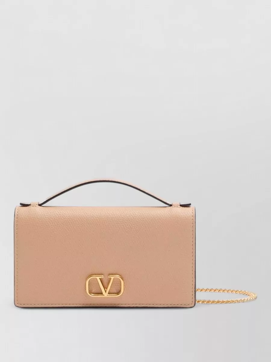 Valentino Garavani Vlogo Signature Leather Cross-Body Bag