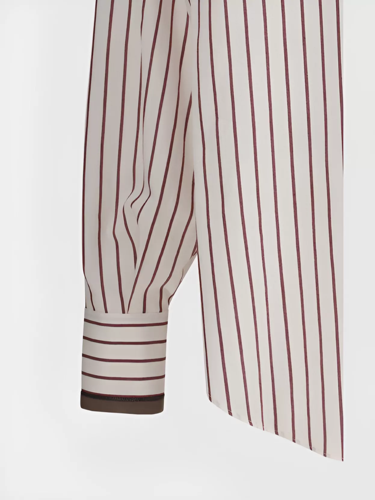 Brunello Cucinelli Striped Shirt With Traditional Collar And Pockets
