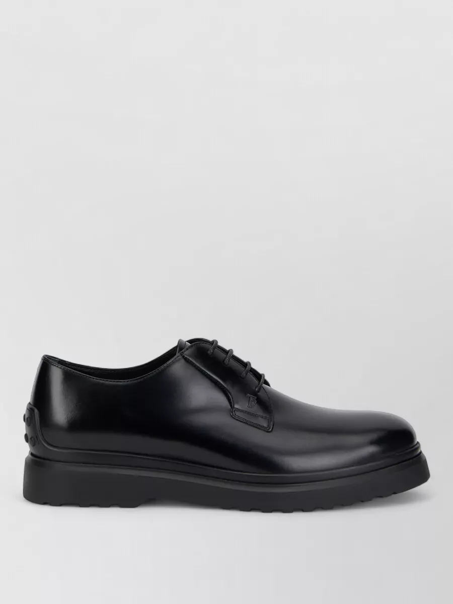 Tod's leather derby shoes