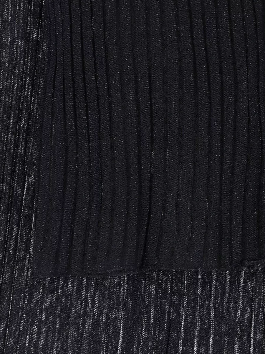 Dondup Metallic Fitted Knee-Length Skirt