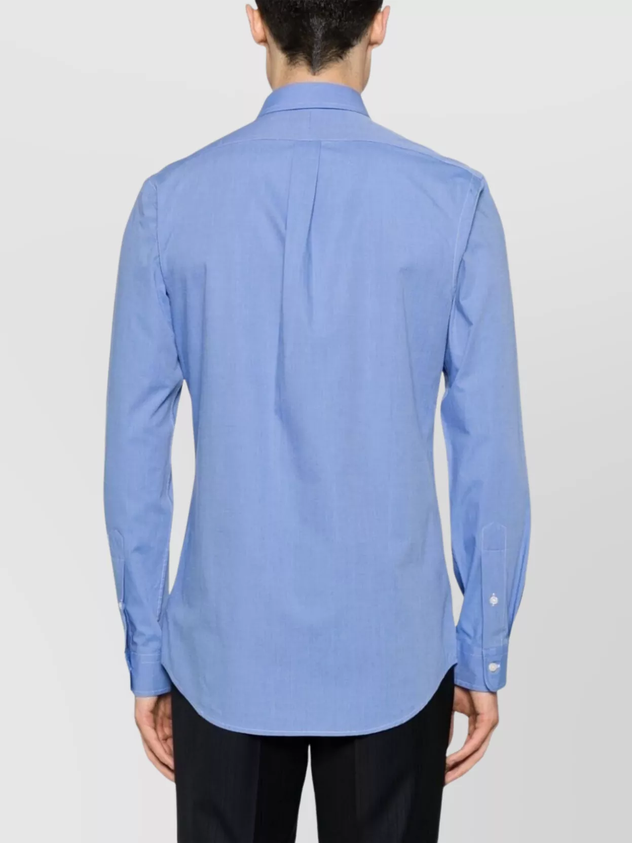 Polo Ralph Lauren Chemise Droite En Coton Stretch In Blue