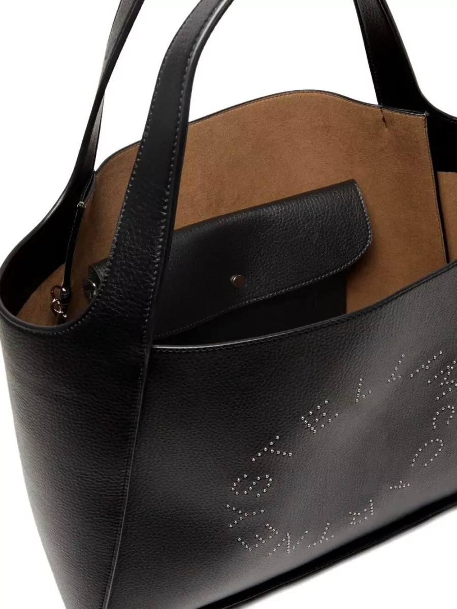 Stella Mccartney Eco Embossed Logo Tote Bag