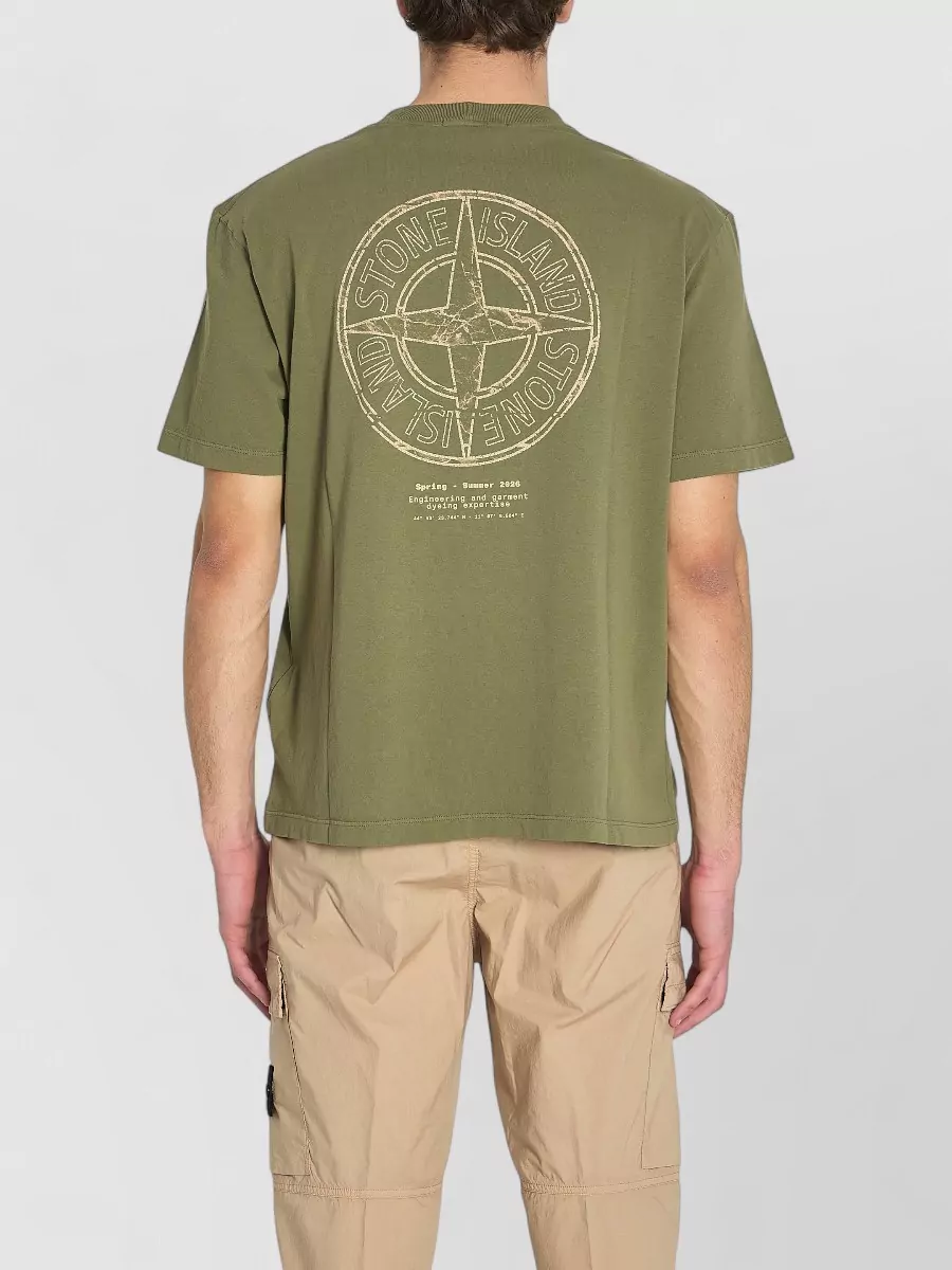 Stone Island Cotton Jersey Regular-Fit Printed T-Shirt