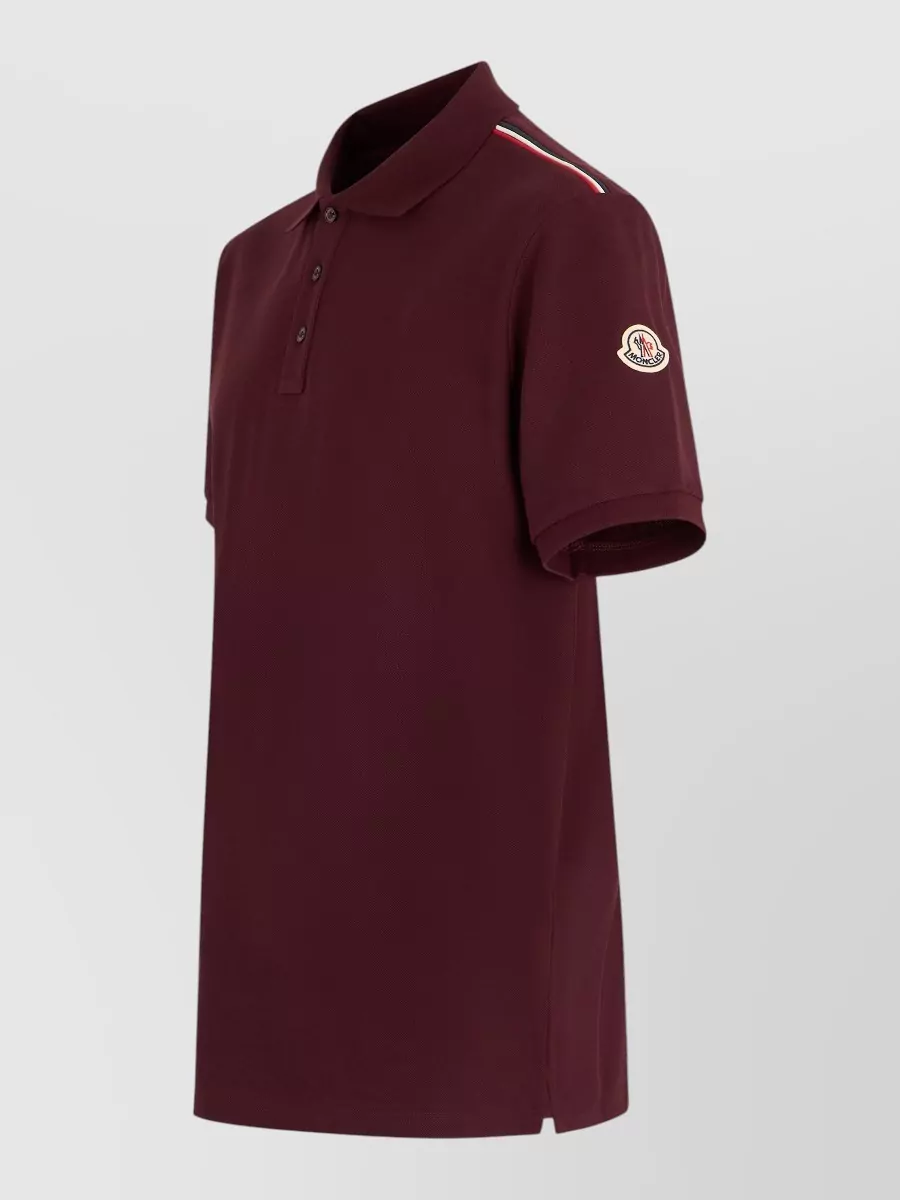 Moncler Cotton Short-Sleeve Polo Shirt