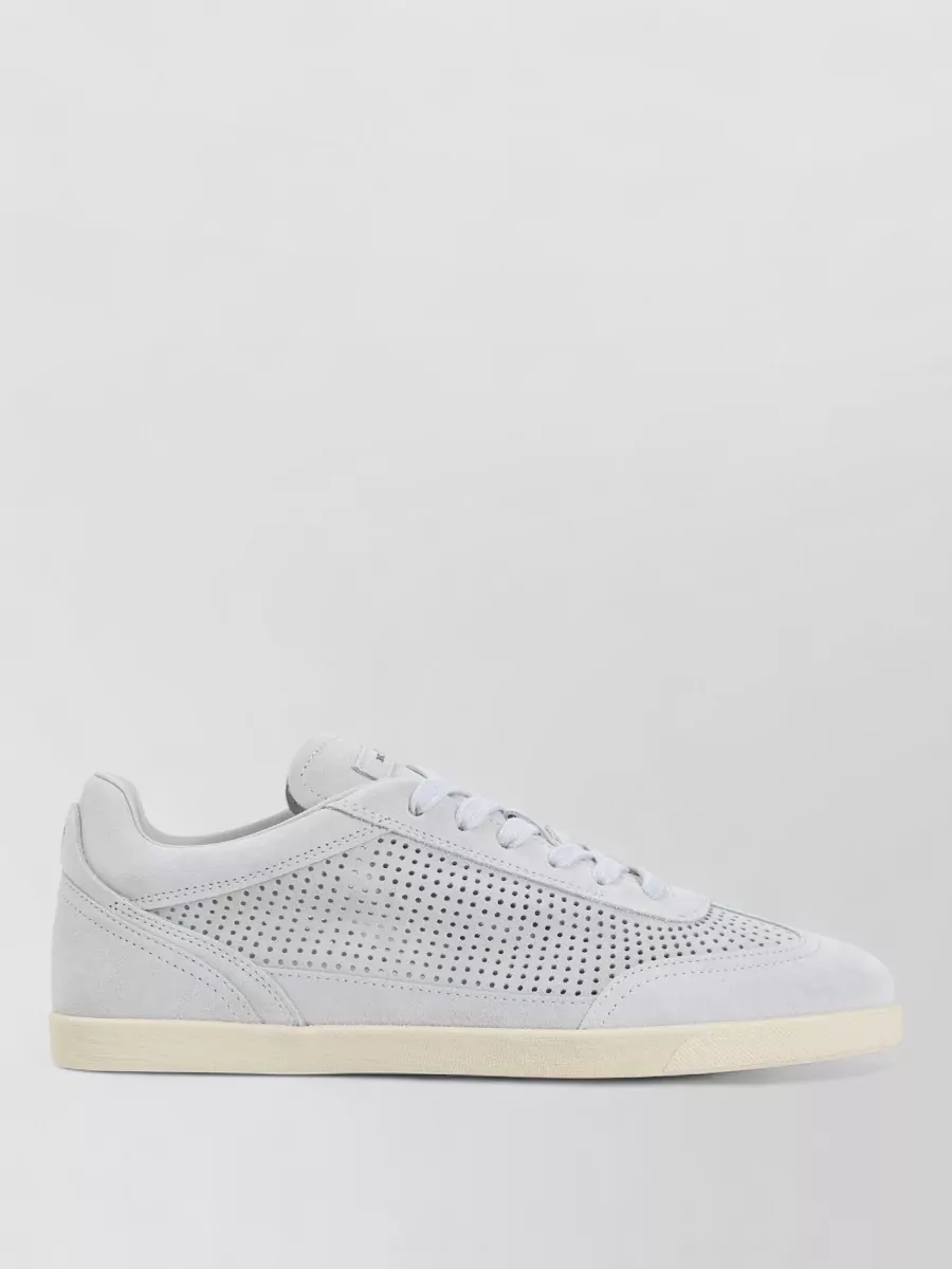 Kiton Suede Leather Low-Top Sneakers