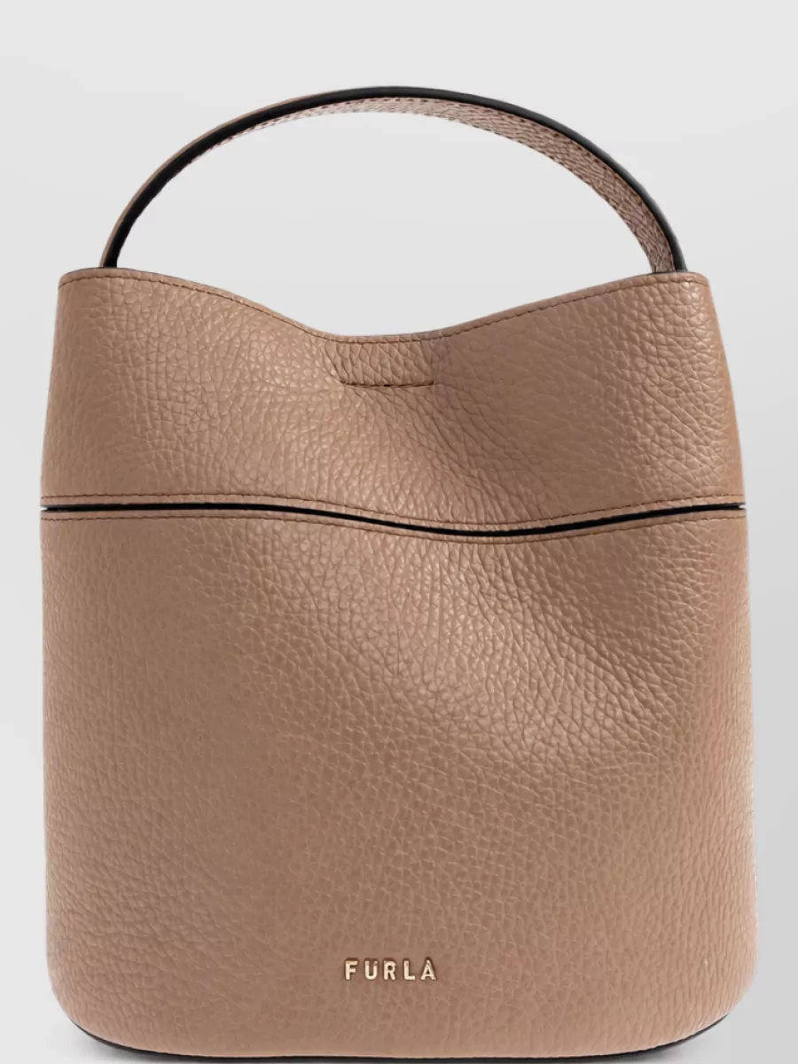 Furla Leather Bucket Bag