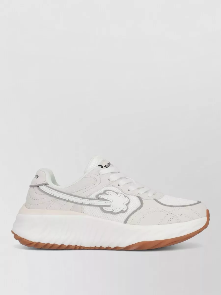 Palm Angels Leather Low-Top Sneakers