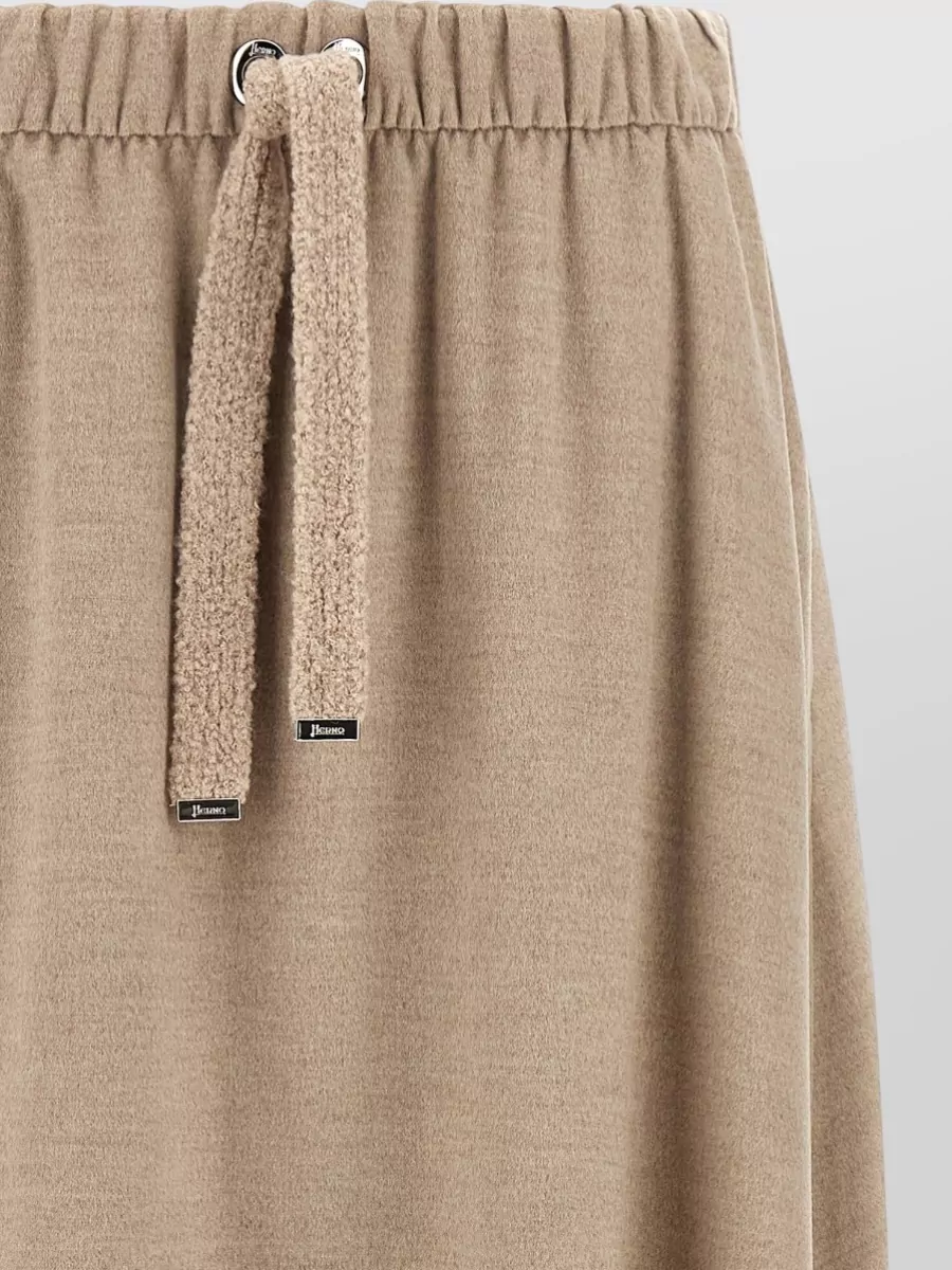 Herno Drawstring Midi Skirt