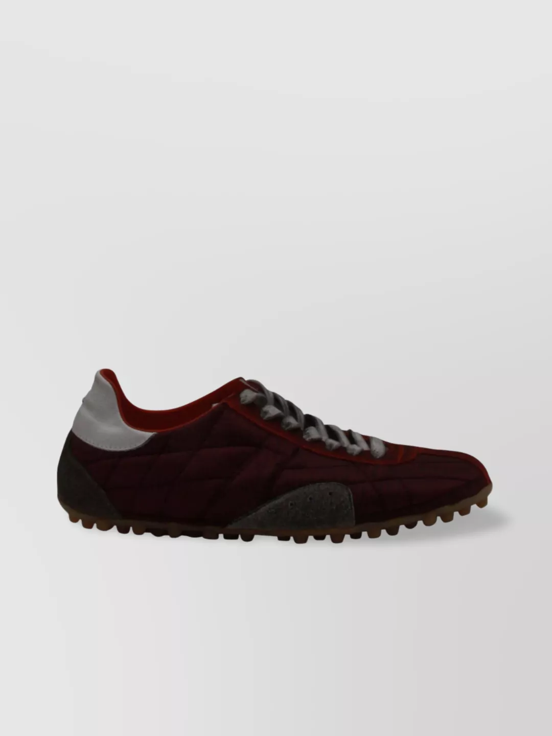 Maison Margiela Quilted Low Top Sneakers With Contrast Heel