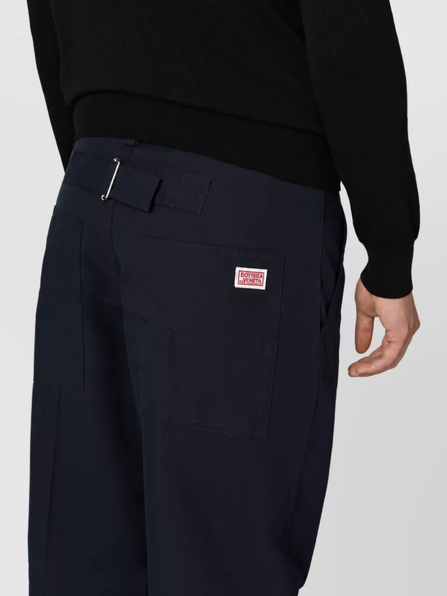 Bottega Veneta Cotton Wide-Leg Cargo Trousers