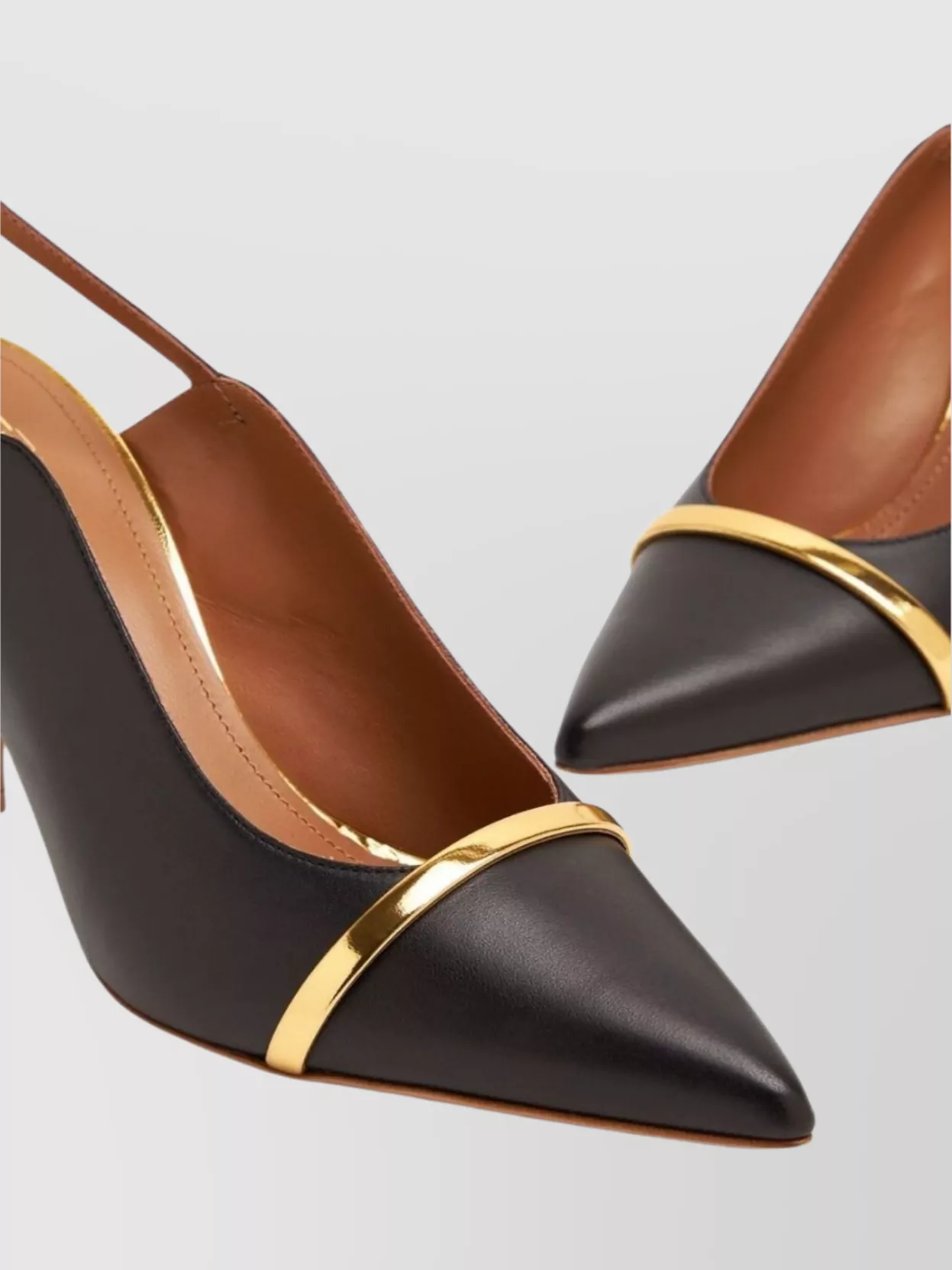 Malone Souliers Marion 70 Leather Slingback Pumps