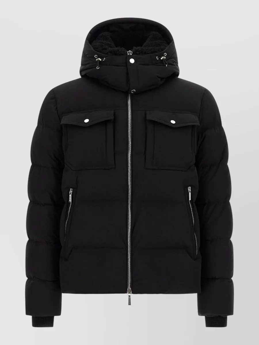 Moorer Wool Cashmere Quilted Down Puffer Jacket