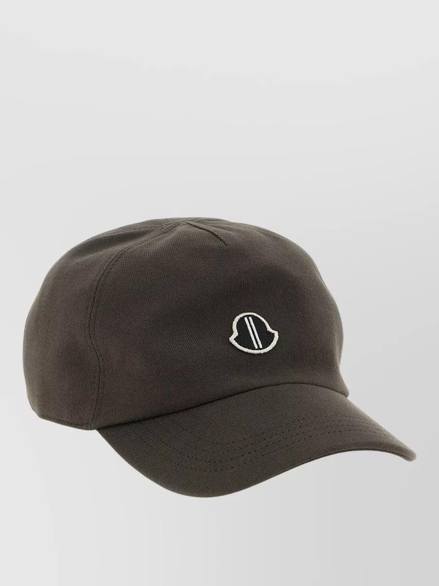 Rick Owens Moncler Logo Cap Curved Brim Design