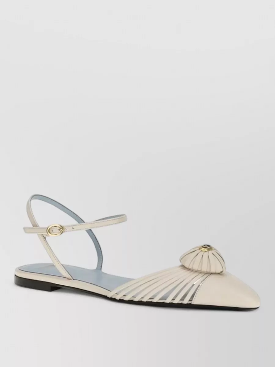 Valentino Garavani leather ballet flats