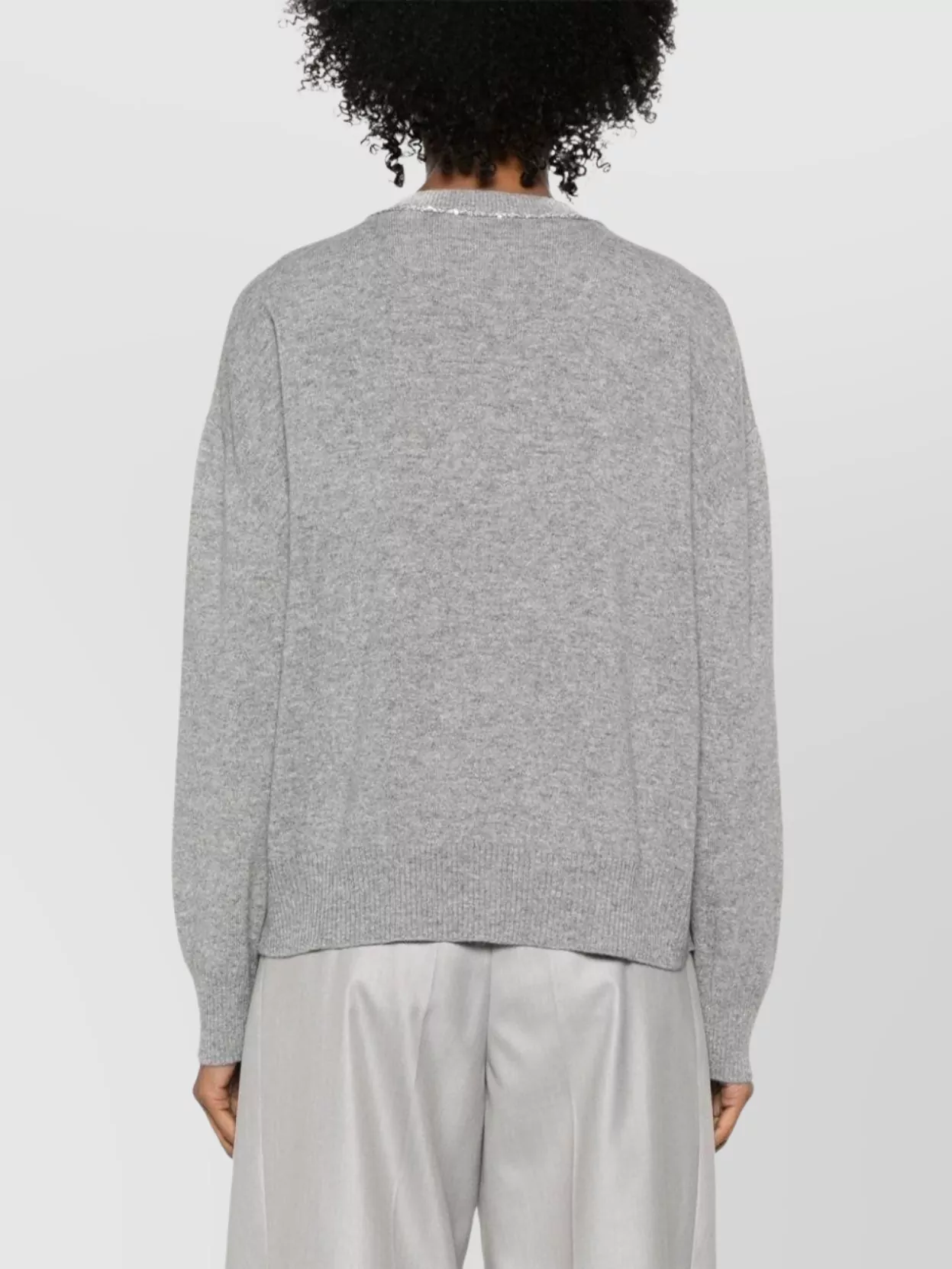 Fabiana Filippi V-Neck Knitwear With Long Sleeves